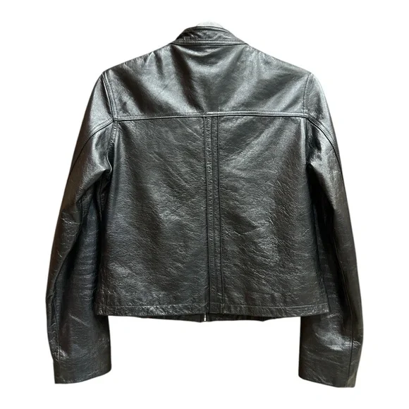 Wilson, Leather Black Leather Jacket SZ L